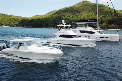 Fishing charters on a catamaran in Seychelles .